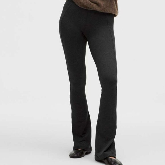 lululemon athletica Pants - Lululemon Soft Sueded Split Hem Mini Flare Leggings